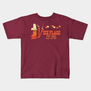 Flags Over Texas Too Kids T-Shirt